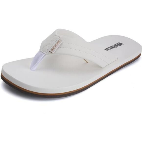 Mens Flip Flops with Arch Support Comfort Beach Sandals Pool Shower Slides - Picture 7 of 7